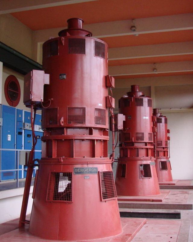 Groupes de pompage de la station d‘exhaure principale